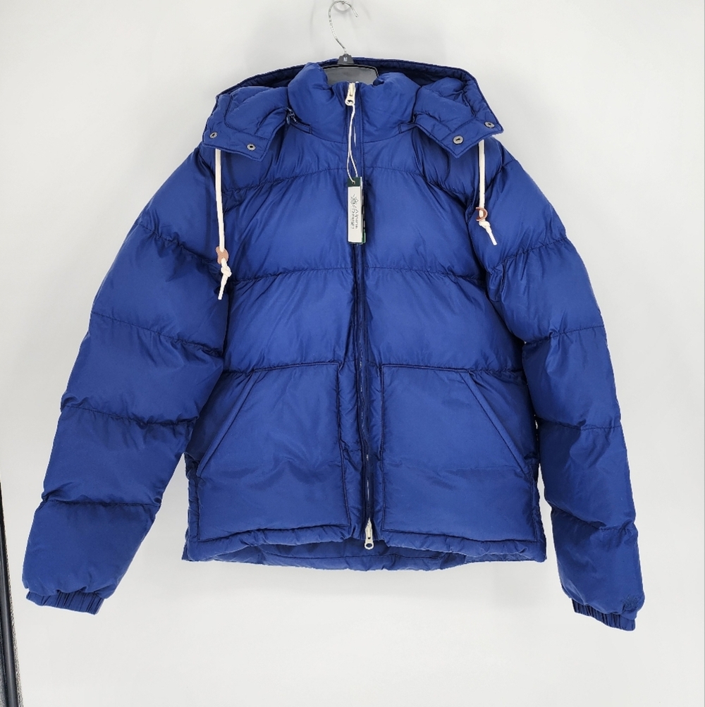 Alpine Design NWT 1962 Puffer Jacket Coat Space Blue Men's Medium